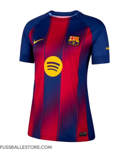 Günstige Barcelona Ferran Torres #7 Heimtrikot Damen 2025-26 Kurzarm Günstige Barcelona Ferran Torres #7 Heimtrikot Damen 2025-26 Kurzarm
